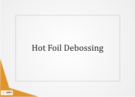 Hot Foil Debossing